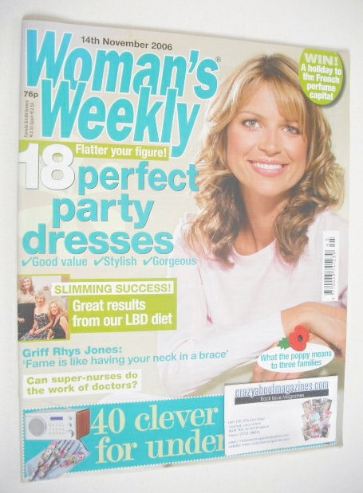 Woman's Weekly magazine (14 November 2006 - British Edition)
