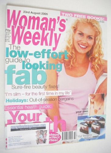 Woman's Weekly magazine (23 August 2005)