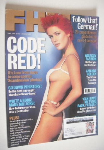 FHM magazine - Lene Nystrom cover (April 2000)