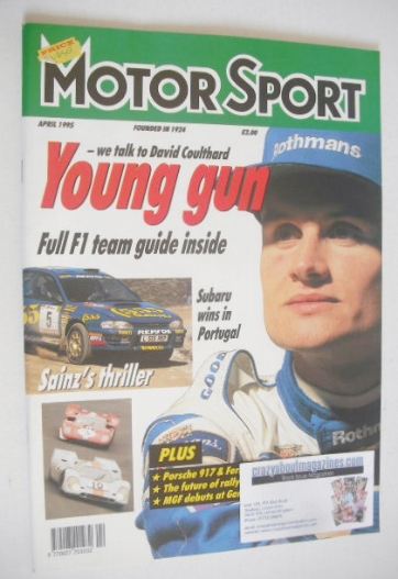 <!--1995-04-->Motorsport Magazine - April 1995 - David Coulthard cover