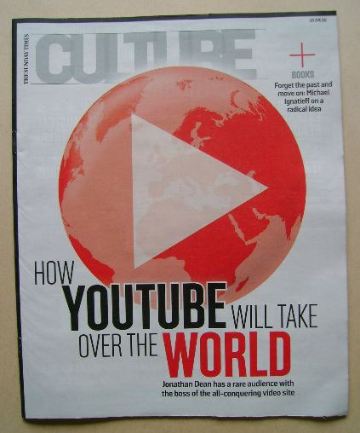 Culture magazine - How YouTube Will Take Over the World cover (10 April 2016)