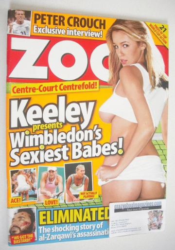 Zoo magazine - Keeley Hazell cover (23-29 June 2006)