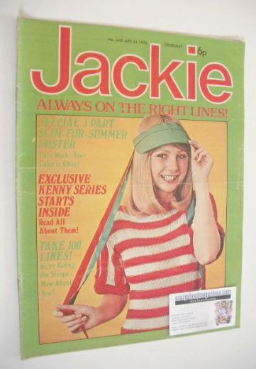 Jackie magazine - 24 April 1976 (Issue 642)