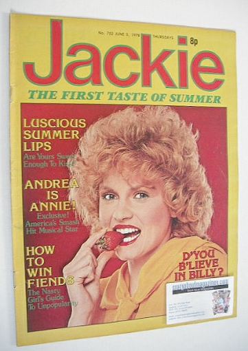 Jackie magazine - 3 June 1978 (Issue 752)