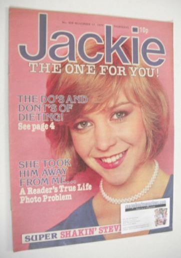 Jackie magazine - 17 November 1979 (Issue 828)
