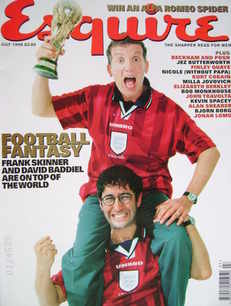 Esquire magazine - Frank Skinner and David Baddiel cover (July 1998)