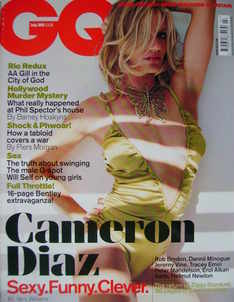 British GQ magazine - July 2003 - Cameron Diaz cover
