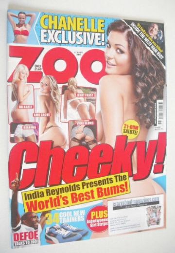 Zoo magazine - India Reynolds cover (4-10 September 2009)