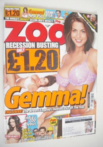 <!--2009-05-15-->Zoo magazine - Gemma Atkinson cover (15-21 May 2009)