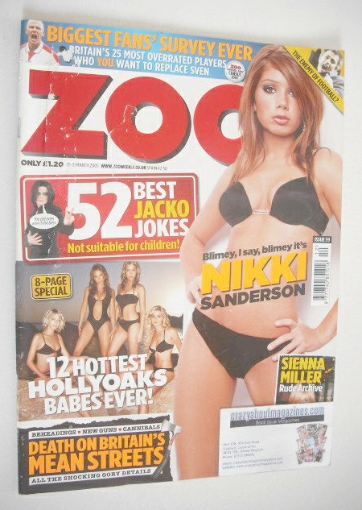 <!--2005-03-25-->Zoo magazine - Nikki Sanderson cover (25-31 March 2005)