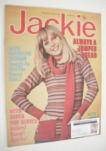 Jackie magazine - 22 November 1975 (Issue 620)