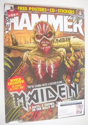 Metal Hammer magazine - Iron Maiden cover (May 2016)