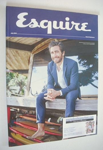 <!--2015-07-->Esquire magazine - Jake Gyllenhaal cover (July 2015 - Subscri