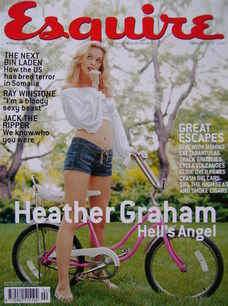 Esquire magazine - Heather Graham cover (February 2002)