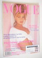 <!--1992-07-->British Vogue magazine - July 1992 - Karen Mulder cover