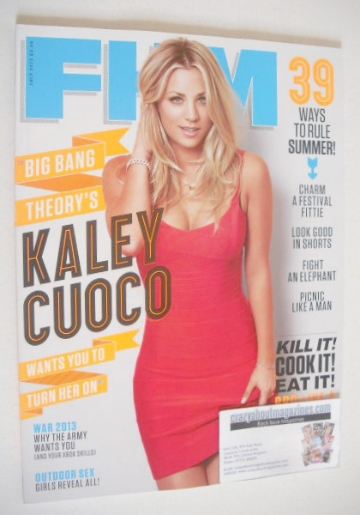 FHM magazine - Kaley Cuoco cover (July 2013)