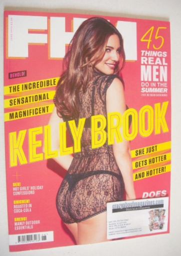 FHM magazine - Kelly Brook cover (June 2013)
