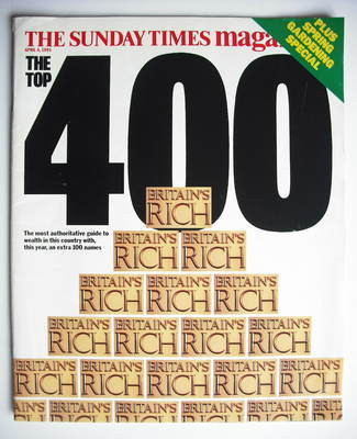 <!--1993-04-04-->The Sunday Times Britain's Rich 400 cover (4 April 1993)