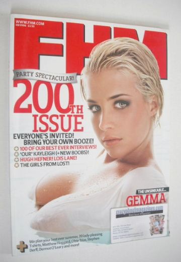 <!--2006-08-->FHM magazine - Gemma Atkinson cover (August 2006)