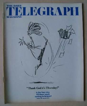 The Daily Telegraph magazine - 40-Hour Week cover (4 August 1972)