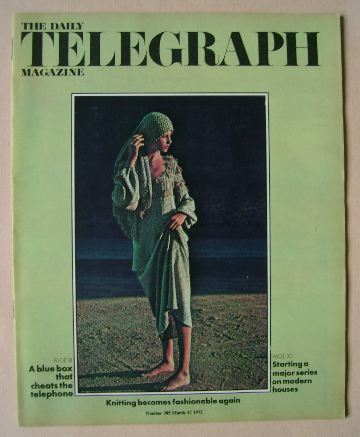 The Daily Telegraph magazine - Fashion cover (17 March 1972)
