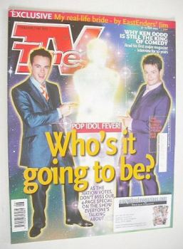 TV Times magazine - Ant & Dec cover (9-15 February 2002)