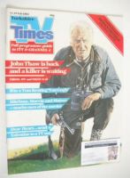 <!--1984-02-11-->TV Times magazine - John Thaw cover (11-17 February 1984)