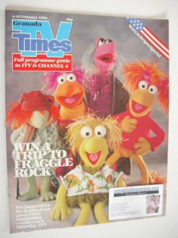 TV Times magazine - Fraggle Rock cover (4-10 February 1984)