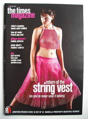 <!--2001-05-26-->The Times magazine - Return Of The String Vest cover (26 M