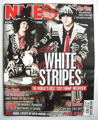 NME magazine - The White Stripes cover (12 May 2007)