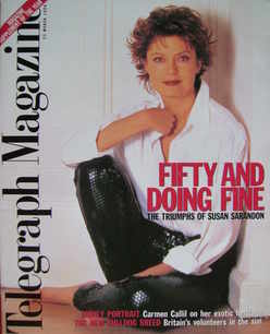 Telegraph magazine - Susan Sarandon cover (23 March 1996)