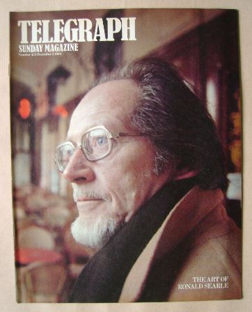 <!--1984-12-02-->The Sunday Telegraph magazine - Ronald Searle cover (2 Dec
