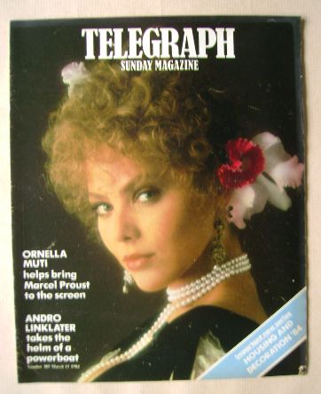 The Sunday Telegraph magazine - Ornella Muti cover (11 March 1984)