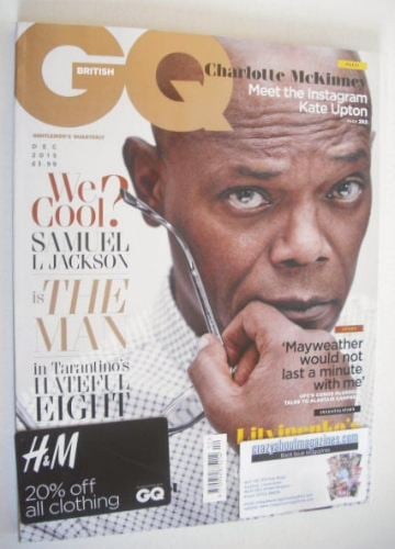 British GQ magazine - December 2015 - Samuel L Jackson cover