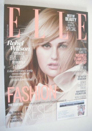 British Elle magazine - May 2015 - Rebel Wilson cover