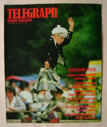 The Sunday Telegraph magazine - Scotland Today cover (16 September 1984)