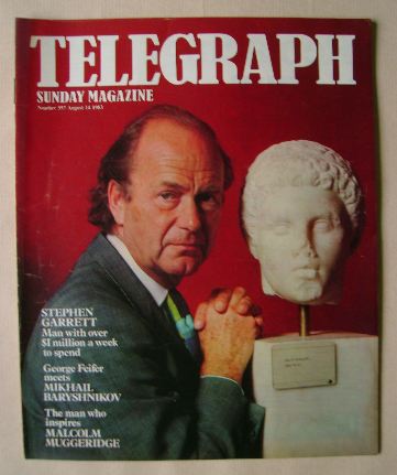 The Sunday Telegraph magazine - Stephen Garrett cover (14 August 1983)