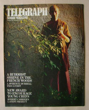 The Sunday Telegraph magazine - Buddhist cover (18 November 1984)