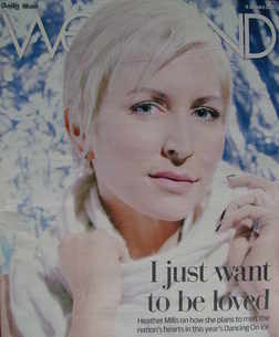 Weekend magazine - Heather Mills cover (9 January 2010)