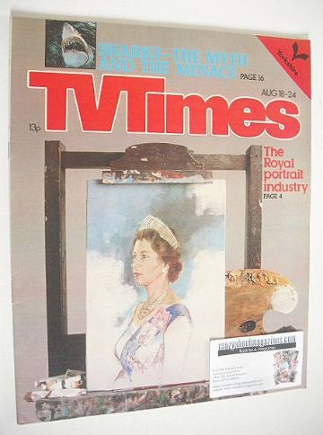 TV Times magazine - Royal Portrait cover (18-24 August 1979)