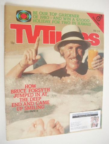 TV Times magazine - Bruce Forsyth cover (2-8 February 1980)