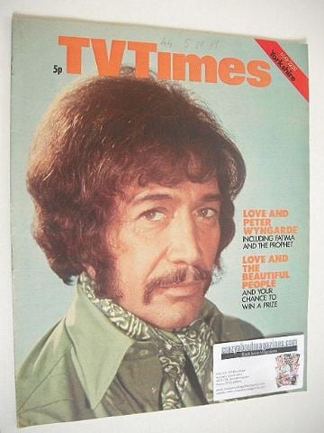 TV Times magazine - Peter Wyngarde cover (22-28 May 1971)