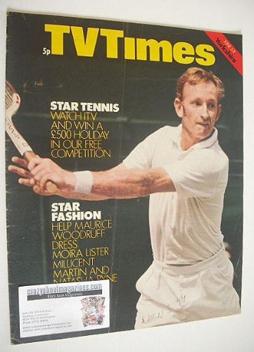 TV Times magazine - Rod Laver cover (5-11 June 1971)