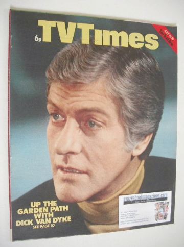 TV Times magazine - Dick Van Dyke cover (13-19 July 1974)