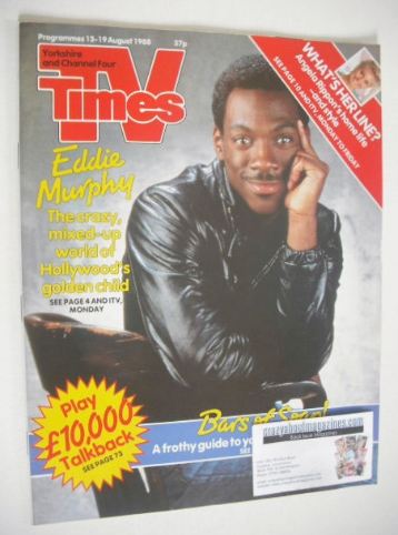 TV Times magazine - Eddie Murphy cover (13-19 August 1988)