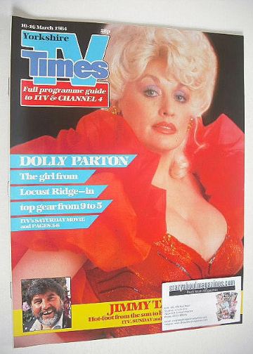 TV Times magazine - Dolly Parton cover (10-16 March 1984)