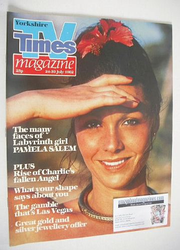 TV Times magazine - Pamela Salem cover (24-30 July 1982)