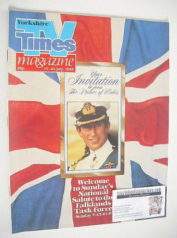 <!--1982-07-17-->TV Times magazine - The Prince Of Wales cover (17-23 July 