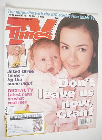 TV Times magazine - Martine McCutcheon cover (15-21 March 1997)