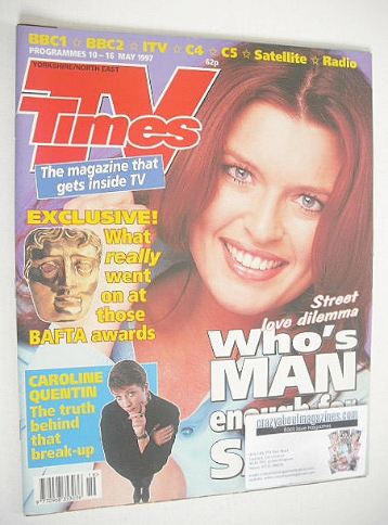 TV Times magazine - Tina Hobley cover (10-16 May 1997)